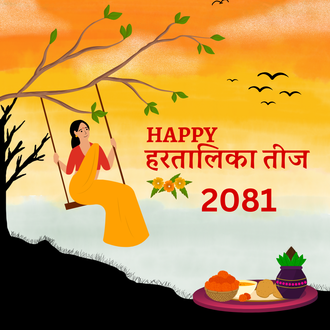 Happy Teej wishes 2081 status